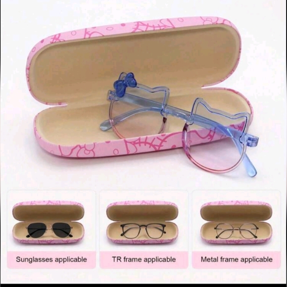 Hello Kitty Pink Hard Glasses Case (New Listing) - Picture 3 of 7